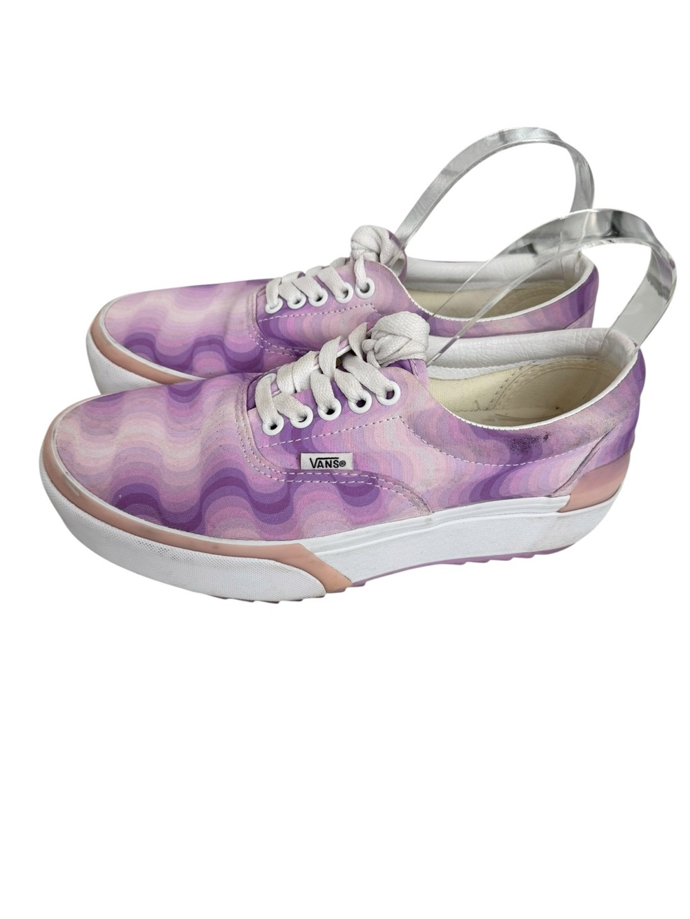 Vans Era Stacked wavy gradient platform sneakers chunky size 8 - Picture 4 of 7
